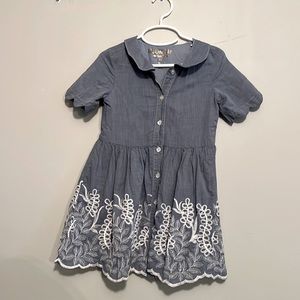 Genuine Kids Size 5 Chambray Dress